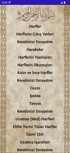 Uygulama önizlemesi
