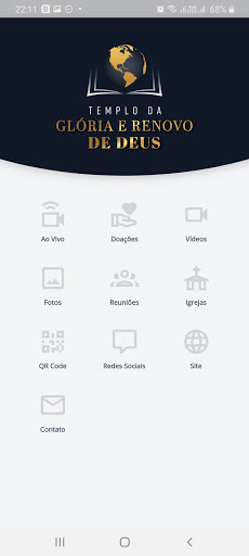 Android application T. da Glória e Renovo de Deus screenshort