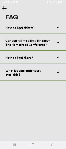 Homestead Conference screenshot 3