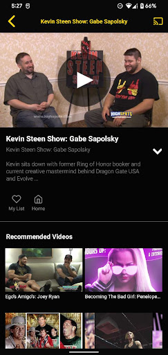 Android application Highspots NOW screenshort