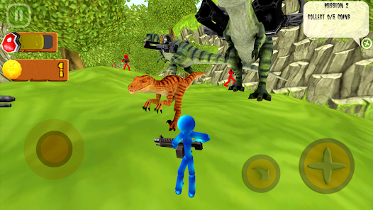 Stickman Dinosaur Hunter  screenshots 2
