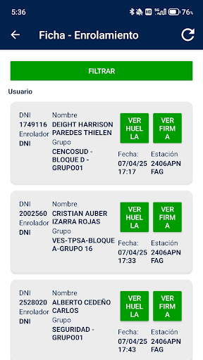 Dinet Control de Asistencia