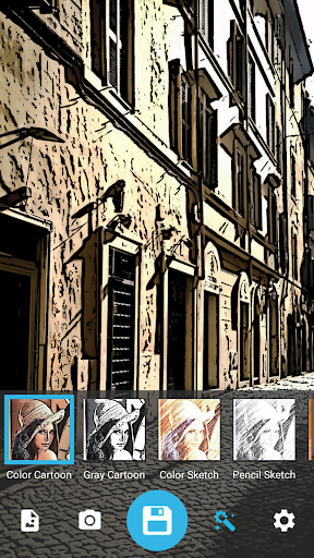 Android application PixaToon - Cartoon Camera screenshort