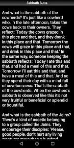 Sabbath Sutta - Buddhism
