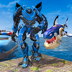 Cover Image of डाउनलोड Shark Robot Transformation  APK