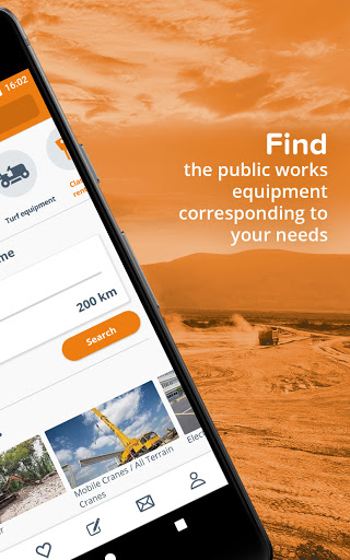 Android application MachineryZone Heavy Equipment screenshort