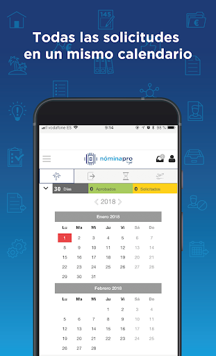 Android application Nómina PRO screenshort