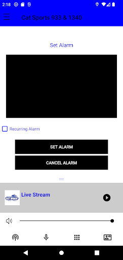 Android application Cat Sports 933 & 1340 screenshort