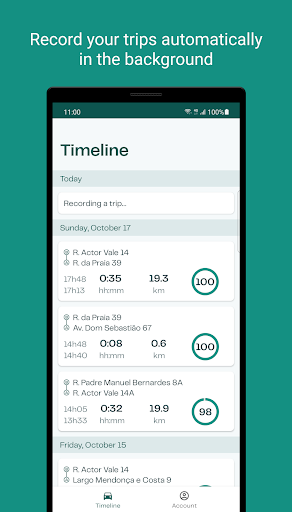 Android application Drivit screenshort