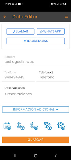 Garnet CRM Screen 3