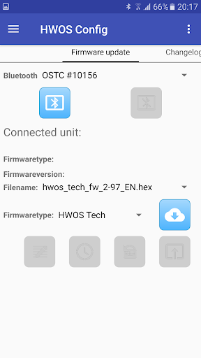 Android application HWOS Config screenshort