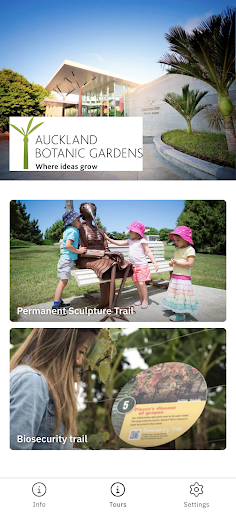 Android application Auckland Botanic Gardens screenshort