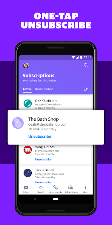 Yahoo Mail Go- Organized Email - New - (Android)