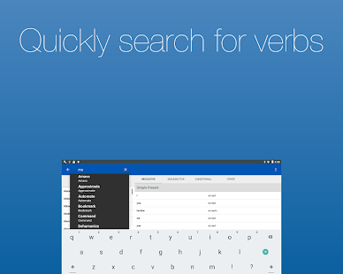 English Verb Conjugator Pro Tangkapan layar