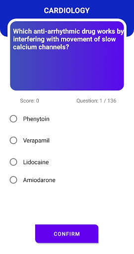 Android application Medicine MCQs screenshort