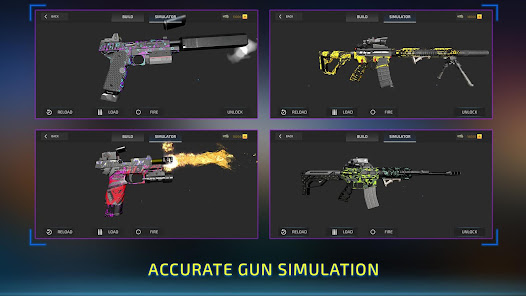 Gun Simulator: gun builder 3D screenshots apk mod 4