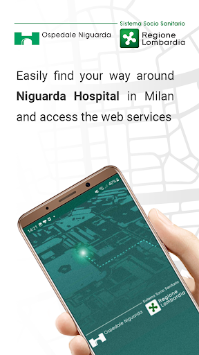 Android application Ospedale Niguarda: orientarsi screenshort