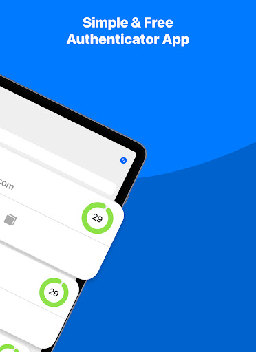 Screenshot of Authenticator App