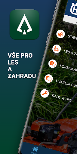 Android application Vše pro les a zahradu screenshort