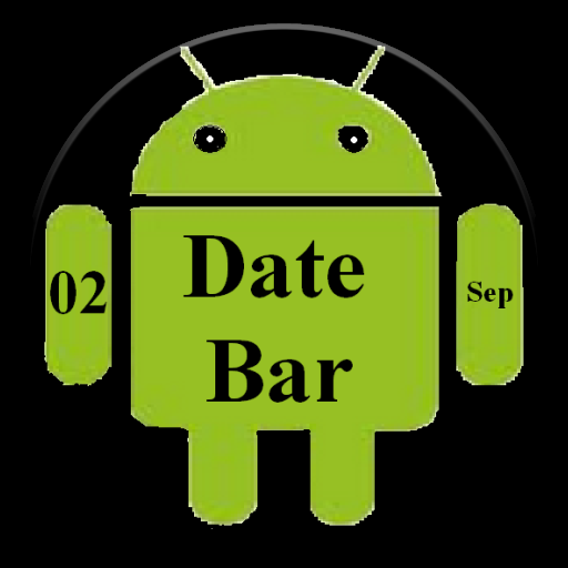 DateBar - date in status bar logo
