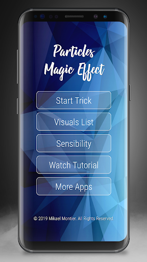 Android application Particles Magic Effect screenshort