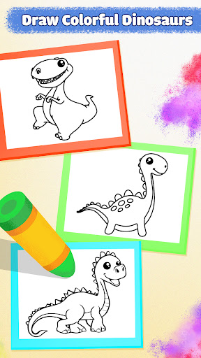 Dino Coloring Book Screen 3