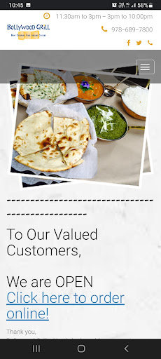 Bollywood Grill Screen 3