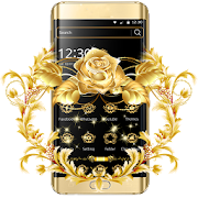 Gold Rose Theme Luxury Gold  Icon