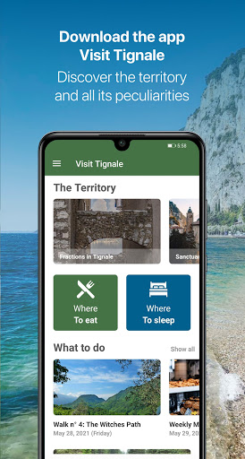 Android application Visit Tignale screenshort