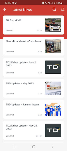TRD Connect Screen 3