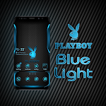 Playboy Blue Light Theme Apk