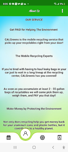 CalGREENS Mobile Recycling Screen 2