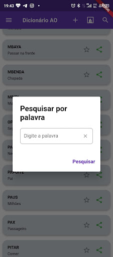 Dicionário Angolano Screen 2