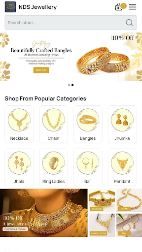 Android application NDS Jewelry Online screenshort