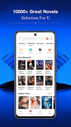 Android application CozyRead - Explore Reading screenshort