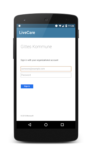 LiveCare Screen 2