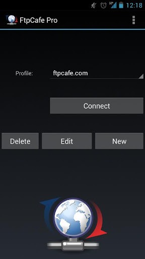 Android application FtpCafe FTP Client screenshort