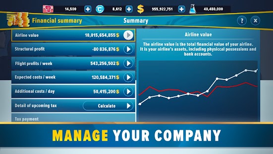 Airlines Manager - Tycoon 2023 Screenshot