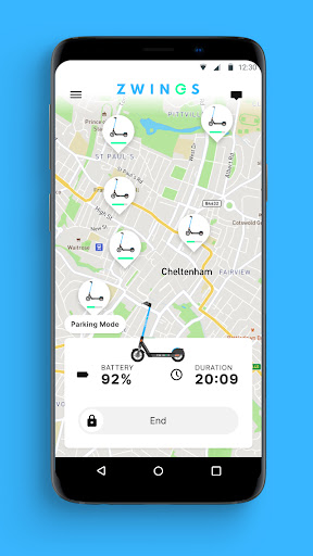 Zwings E-scooter Sharing Screen 3