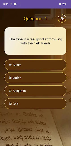 Bible Quiz Offline Screen 3