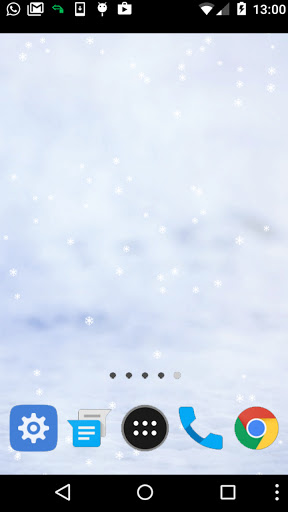 white snow wallpaper Screen 2