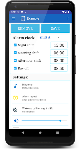 My Shift Schedule Screen 3