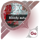 Bloody autumn GO SMS icon