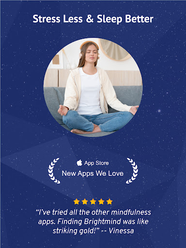 Screenshot of Brightmind Meditation