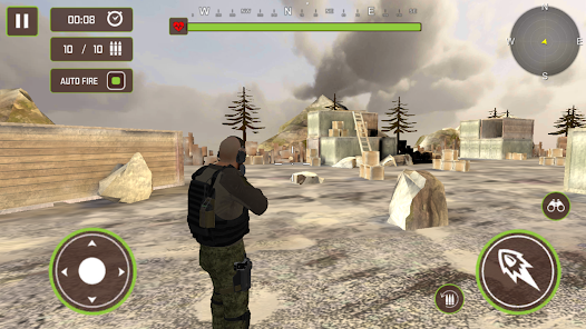 Shooting War Games Gun Game 3D 1.1 APK + Mod (Unlimited money) untuk android