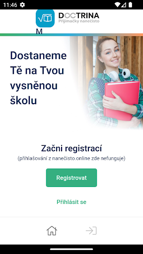 Android application Maturita nanečisto screenshort