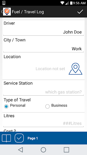 Asset Tracker Screen 2