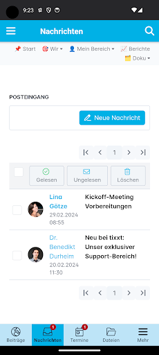 Extranet Screen 2
