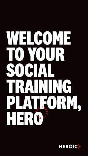 Screenshot of Heroic | The Training Platform