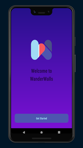 Android application WanderWalls screenshort